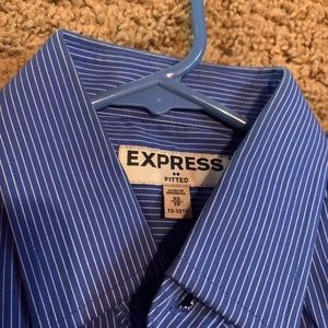 Express Shirts - Blue Express Dress Shirt Express Shirts - Blue Express Dress Shirt